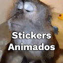 Stickers Macacos Animados