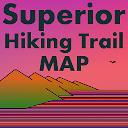 Superior Hiking Trail Data Map