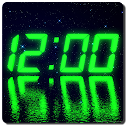 LED clock widget